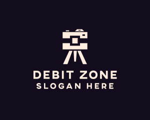 Camera Tripod Photographer logo design