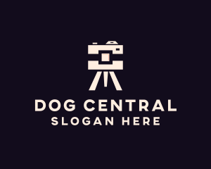 Camera Tripod Photographer logo design