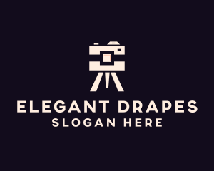 Camera Tripod Photographer logo design