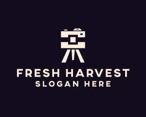 Camera Tripod Photographer logo design