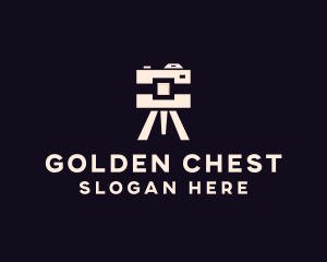 Camera Tripod Photographer logo design