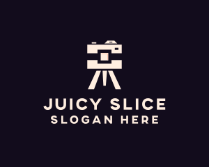 Camera Tripod Photographer logo design