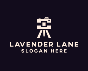 Camera Tripod Photographer logo design