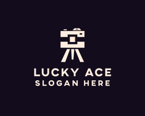 Camera Tripod Photographer logo design