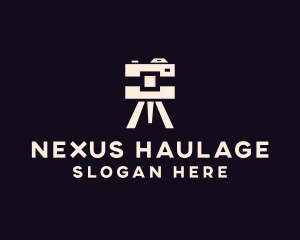 Camera Tripod Photographer logo design