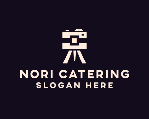 Camera Tripod Photographer logo design