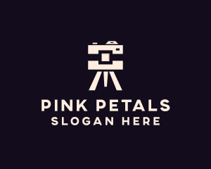 Camera Tripod Photographer logo design