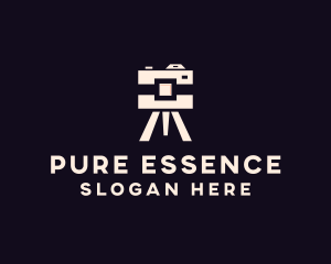 Camera Tripod Photographer logo design