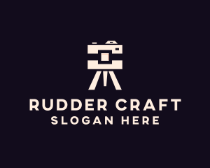 Camera Tripod Photographer logo design