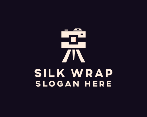 Camera Tripod Photographer logo design