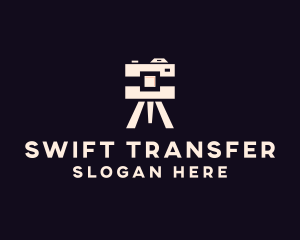 Camera Tripod Photographer logo design