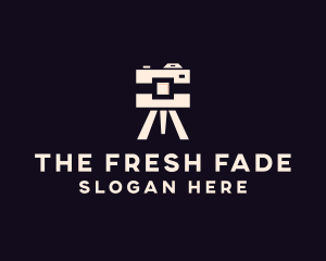 Camera Tripod Photographer logo design