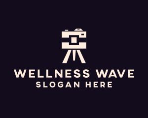 Camera Tripod Photographer logo design