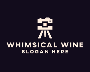 Camera Tripod Photographer logo design