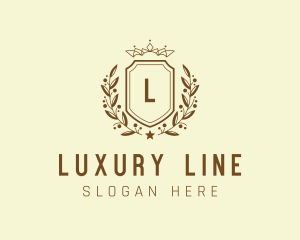 Luxury Crown Crest logo design