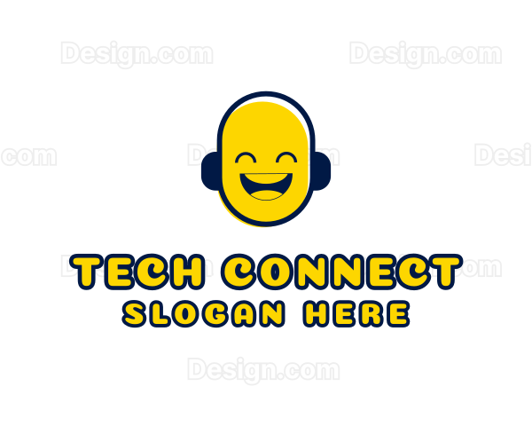 Toy Robot Headphones Logo
