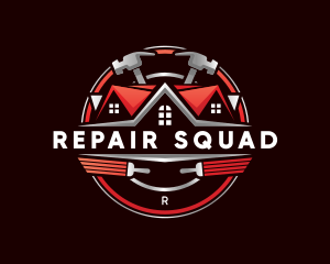 Hammer Roof Repair logo design