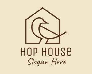 Brown Bird House  logo design