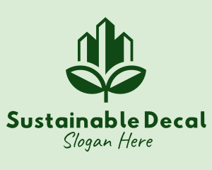 Sustainable City Building logo design