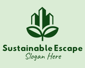 Sustainable City Building logo design