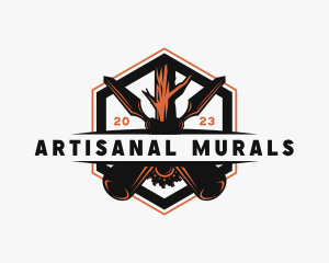 Chisel Woodwork Artisan logo design