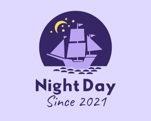 Galleon Ocean Night logo design