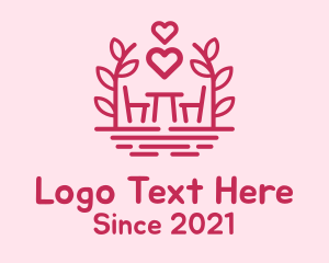 Chair & Table Romantic logo design