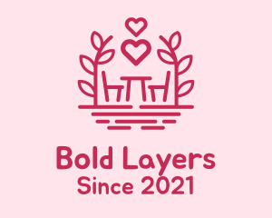 Chair & Table Romantic logo design