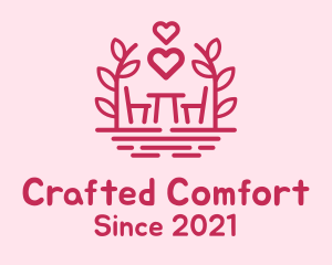 Chair & Table Romantic logo design