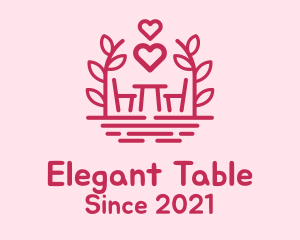 Chair & Table Romantic logo design