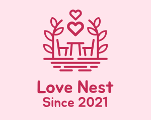 Chair & Table Romantic logo design