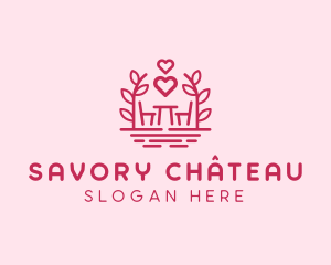 Chair & Table Romantic logo design