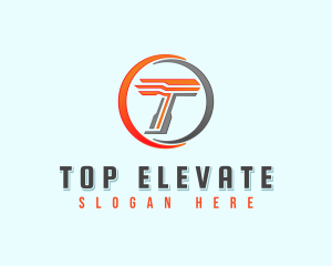 Professional Automotive Letter T logo design