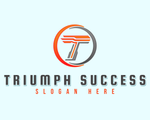 Professional Automotive Letter T logo design