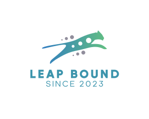 Tech Cat Leap Pounce logo design