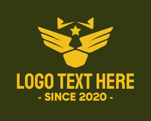 Military Pilot Golden Wings logo