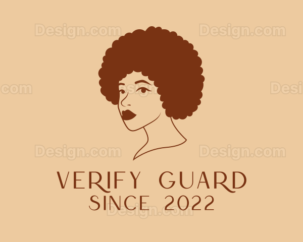 Beauty Afro Woman Logo