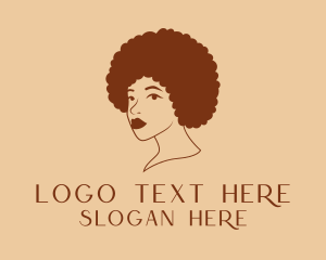 Beauty Afro Woman Logo