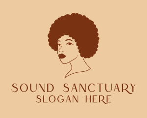 Beauty Afro Woman Logo