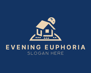 Evening House Realty logo design