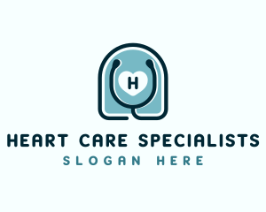 Stethoscope Heart Health logo