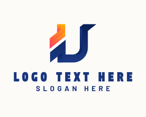 Tech Logistics Letter U logo