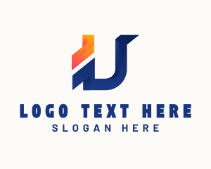 Tech Logistics Letter U Logo