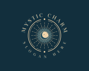 Mystical Cosmic Astrology logo design