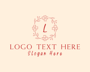 Flower Crown Vine Florist Logo