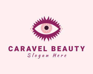 Cosmetic Beauty Eyelash logo design