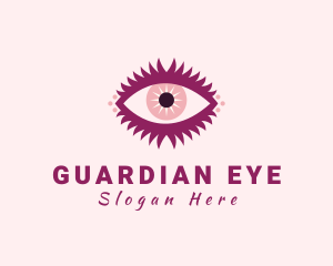 Cosmetic Beauty Eyelash logo design