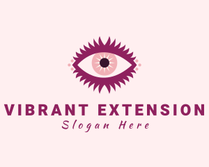 Cosmetic Beauty Eyelash logo design