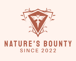 Forest Tree Bird logo design