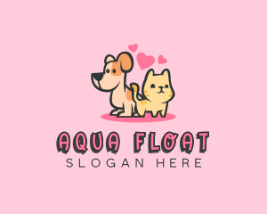 Dog Cat Pet logo design